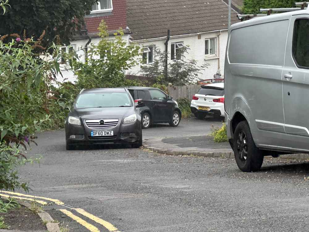 Photograph of DF60 DWZ - a Grey Vauxhall Insignia parked in Hollingdean by a non-resident. The nineteenth of nineteen photographs supplied by the residents of Hollingdean.