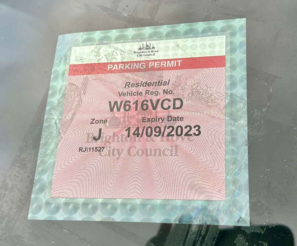 Photograph of W616 VCD - a Silver Mazda Bongo camper van parked in Hollingdean by a non-resident. The first of three photographs supplied by the residents of Hollingdean.