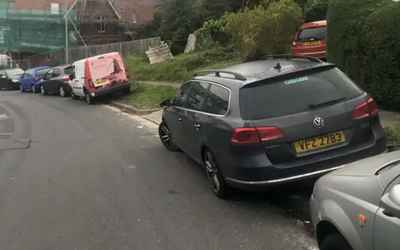 VFZ 2783, a Grey Volkswagen Passat parked in Hollingdean