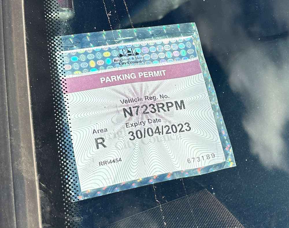 Photograph of N723 RPM - a Green Volvo 940 parked in Hollingdean by a non-resident who uses the local area as part of their Brighton commute. The first of three photographs supplied by the residents of Hollingdean.