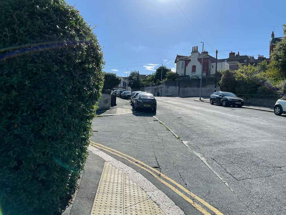 Photograph of LV60 UVK - a Grey Mazda 6 parked in Hollingdean by a non-resident. The fourth of four photographs supplied by the residents of Hollingdean.