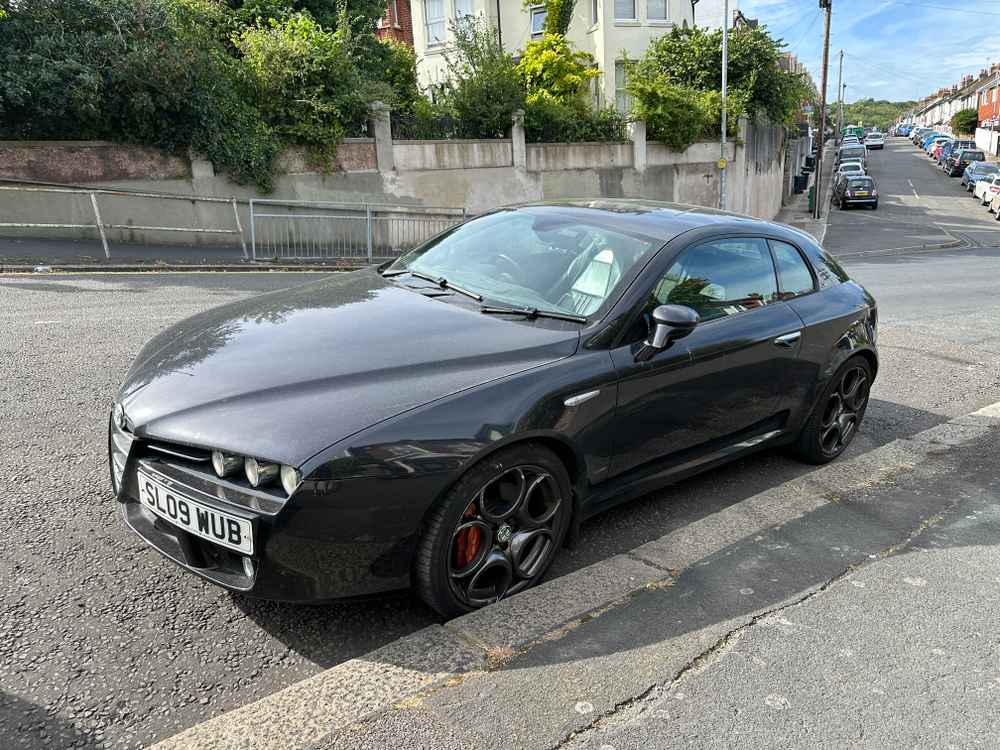 Photograph of SL09 WUB - a Black Alfa Romeo Brera parked in Hollingdean by a non-resident. The twenty-third of twenty-nine photographs supplied by the residents of Hollingdean.