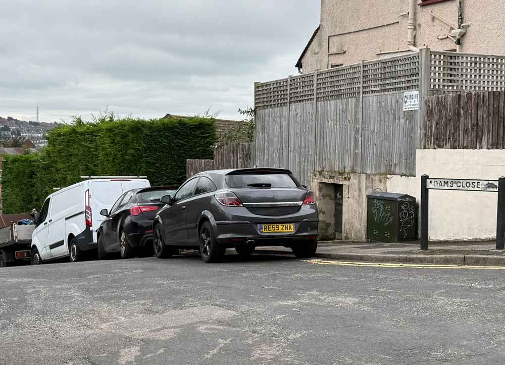 Photograph of RE59 ZNA - a Grey Vauxhall Astra parked in Hollingdean by a non-resident. The twelfth of twelve photographs supplied by the residents of Hollingdean.