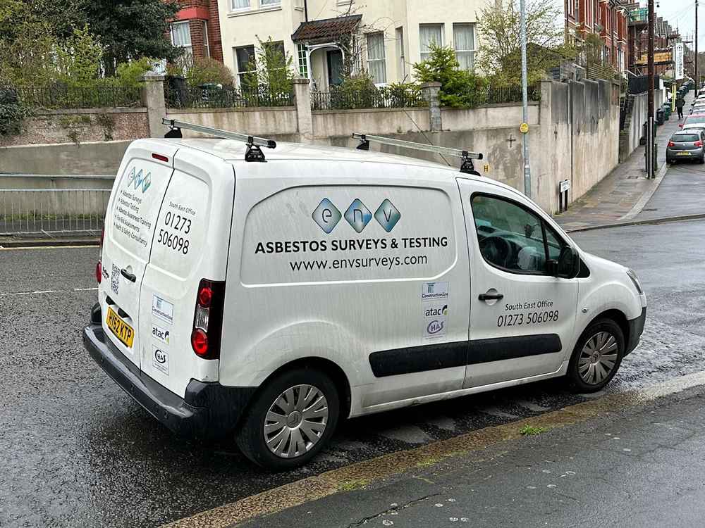 Photograph of HY62 KTP - a White Citroen Berlingo parked in Hollingdean by a non-resident. The first of fourteen photographs supplied by the residents of Hollingdean.