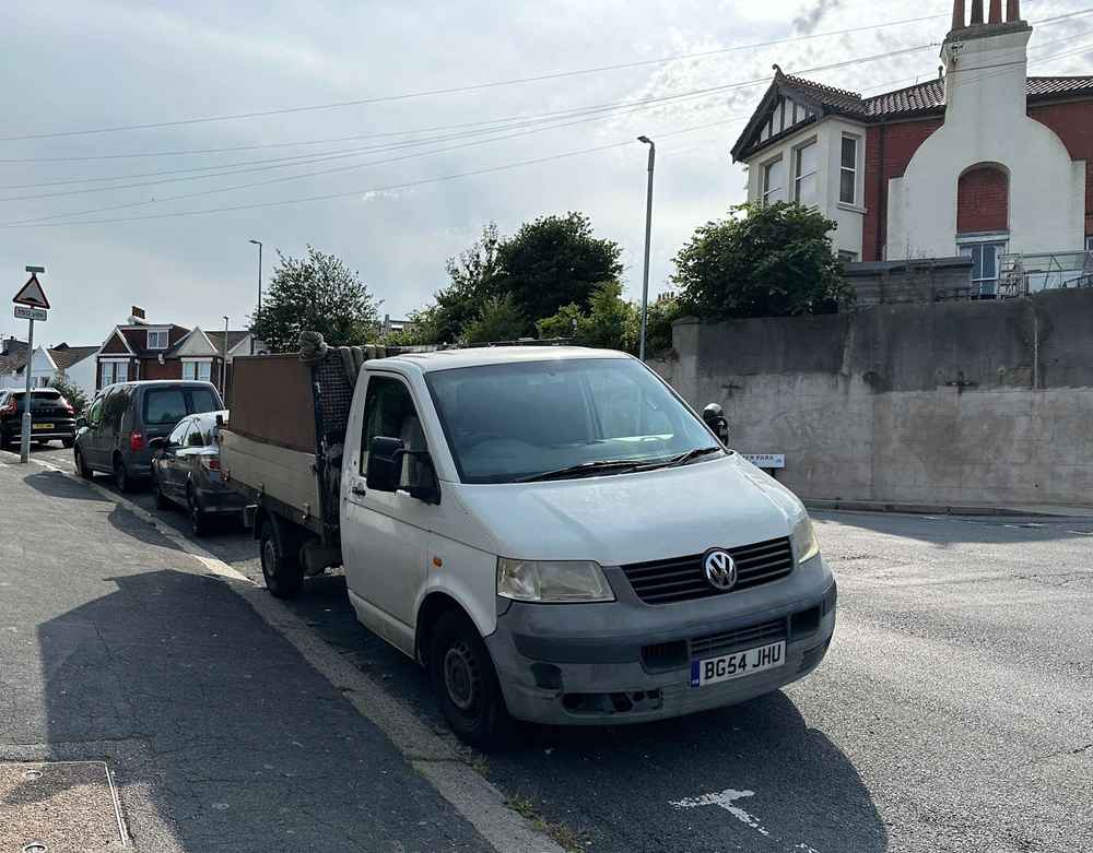 Photograph of AY66 VPL - a Red Honda Civic parked in Hollingdean by a non-resident. The third of seven photographs supplied by the residents of Hollingdean.