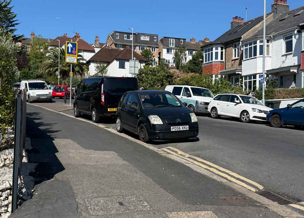 Photograph of PO56 XKU - a Black Citroen C2 parked in Hollingdean by a non-resident. The twelfth of twelve photographs supplied by the residents of Hollingdean.