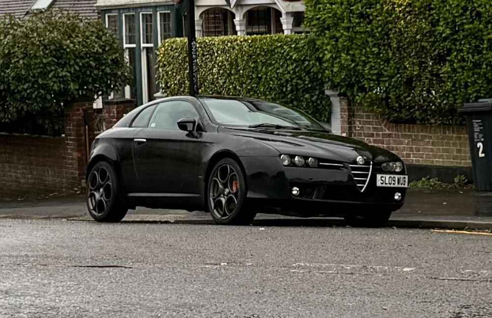 Photograph of SL09 WUB - a Black Alfa Romeo Brera parked in Hollingdean by a non-resident. The twenty-sixth of forty-four photographs supplied by the residents of Hollingdean.