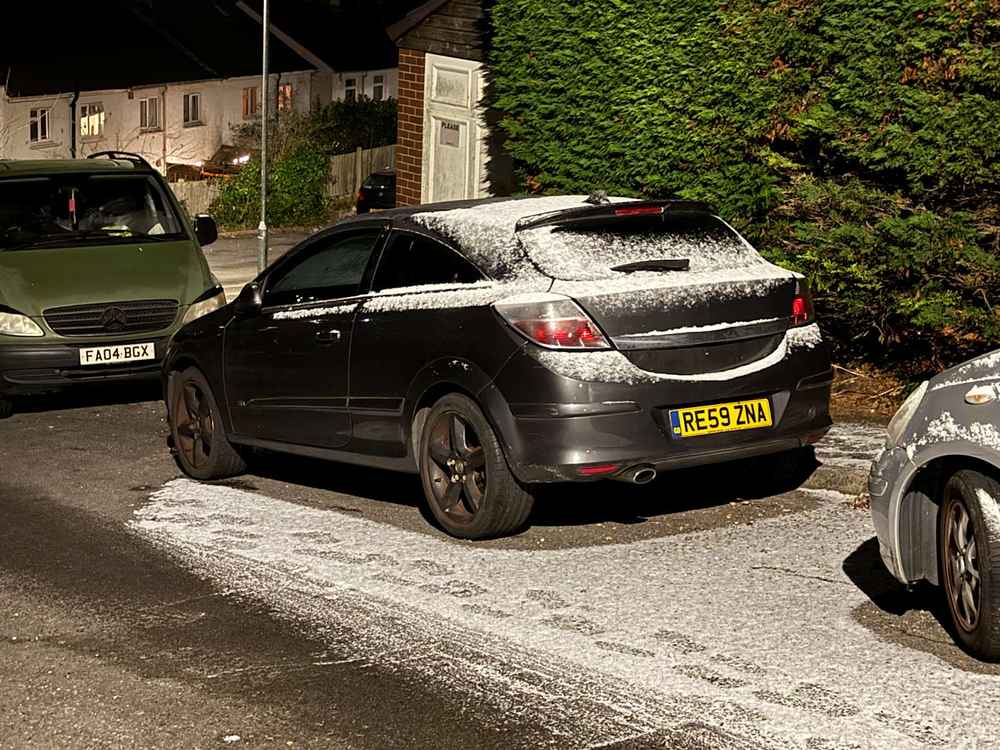 Photograph of RE59 ZNA - a Grey Vauxhall Astra parked in Hollingdean by a non-resident. The twenty-third of twenty-four photographs supplied by the residents of Hollingdean.