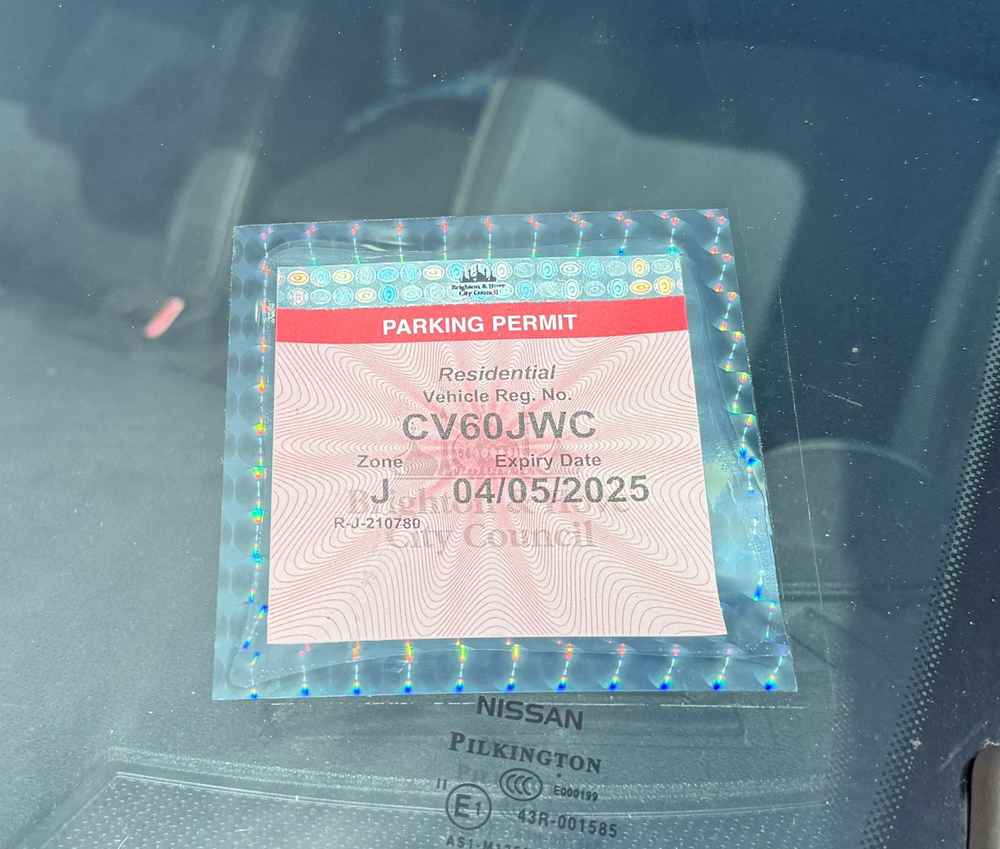 Photograph of CV60 JWC - a Gold Nissan  Qashqai parked in Hollingdean by a non-resident. The first of five photographs supplied by the residents of Hollingdean.