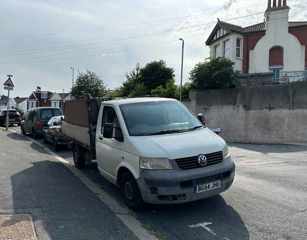 Photograph of AY66 VPL - a Red Honda Civic parked in Hollingdean by a non-resident. The third of five photographs supplied by the residents of Hollingdean.