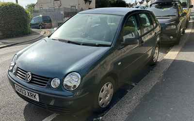 GU03 XRK, a Green Volkswagen Polo parked in Hollingdean