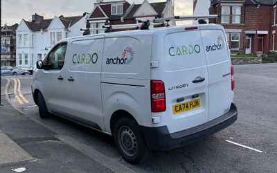 CA74 HJN, a White Citroen Dispatch parked in Hollingdean