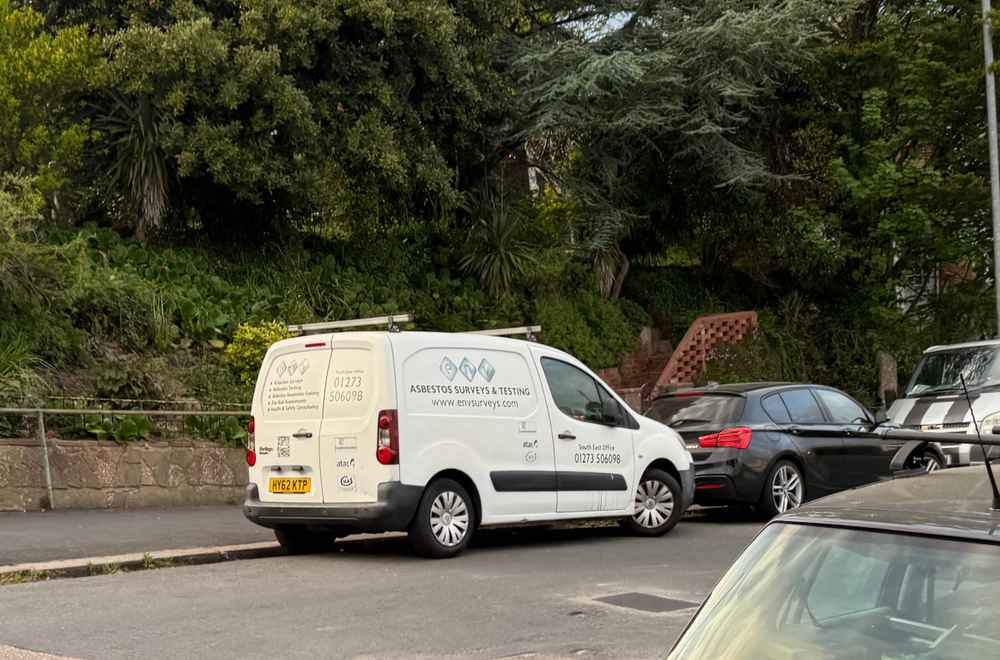 Photograph of HY62 KTP - a White Citroen Berlingo parked in Hollingdean by a non-resident. The twelfth of twelve photographs supplied by the residents of Hollingdean.