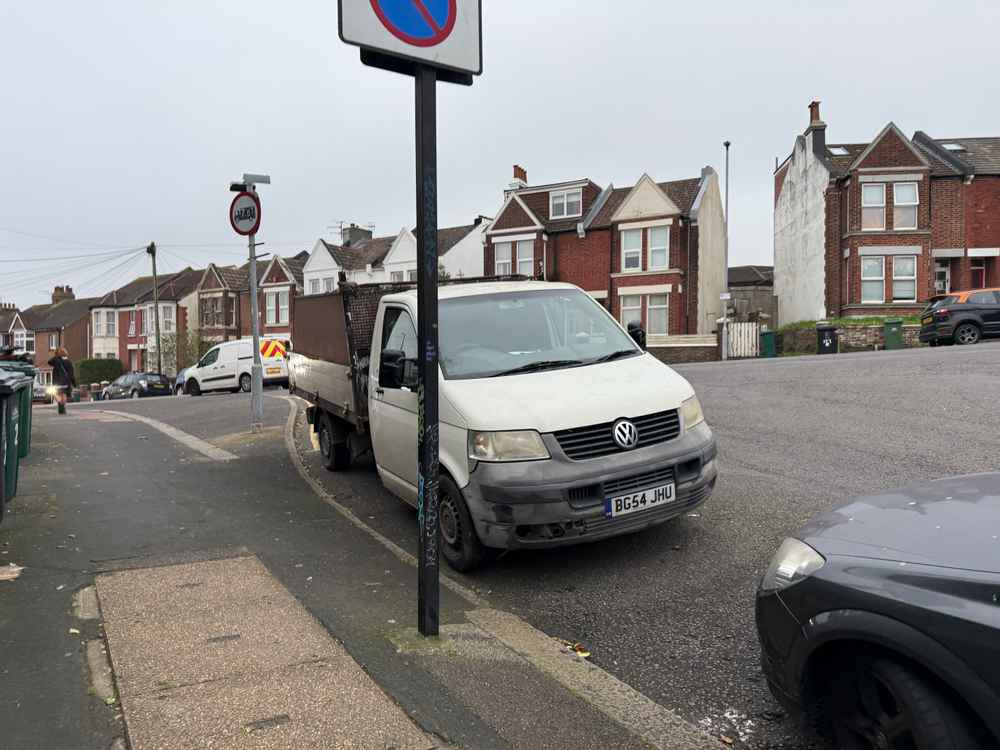 Photograph of AY66 VPL - a Red Honda Civic parked in Hollingdean by a non-resident. The seventh of seven photographs supplied by the residents of Hollingdean.