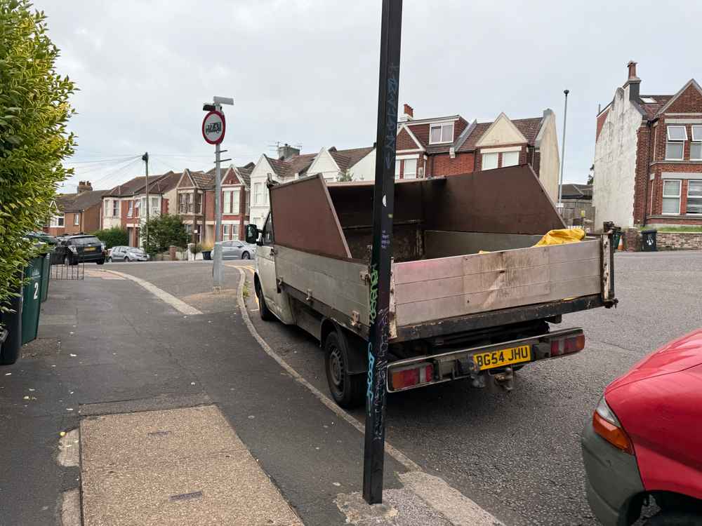 Photograph of LM63 KMK - a Black Mercedes C Class parked in Hollingdean by a non-resident who uses the local area as part of their Brighton commute. The fifth of six photographs supplied by the residents of Hollingdean.