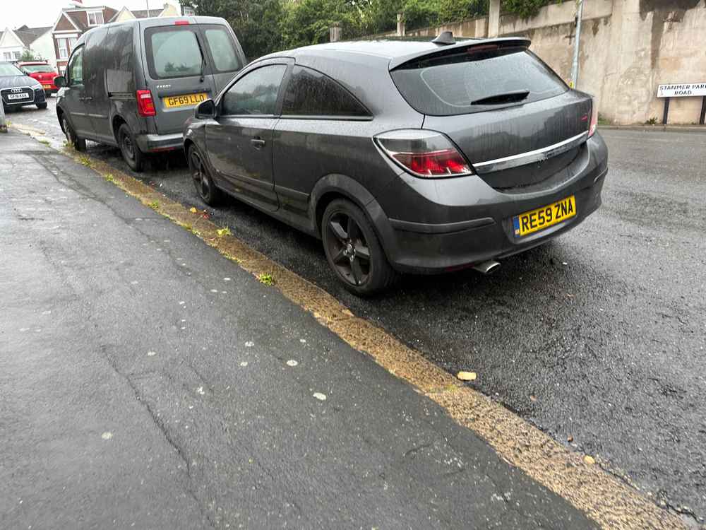 Photograph of RE59 ZNA - a Grey Vauxhall Astra parked in Hollingdean by a non-resident. The eighth of eight photographs supplied by the residents of Hollingdean.