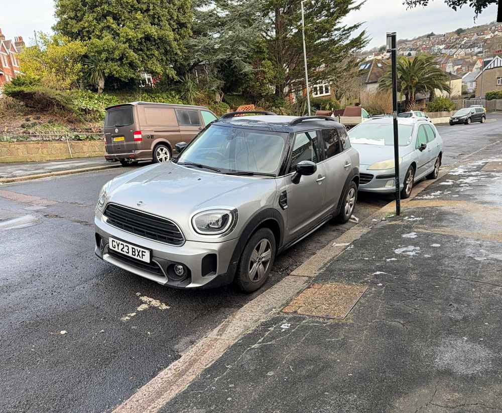 Photograph of GY23 BXF - a Grey Mini Countryman parked in Hollingdean by a non-resident who uses the local area as part of their Brighton commute. The nineteenth of thirty-three photographs supplied by the residents of Hollingdean.