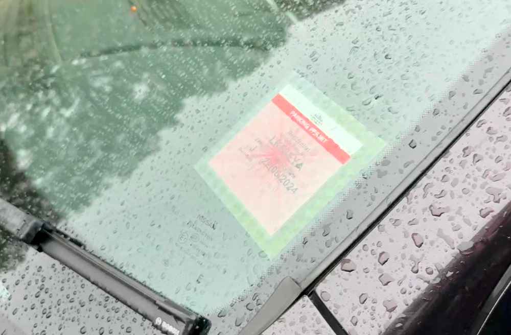 Photograph of LK63 EYA - a Black Nissan Qashai parked in Hollingdean by a non-resident. The first of two photographs supplied by the residents of Hollingdean.