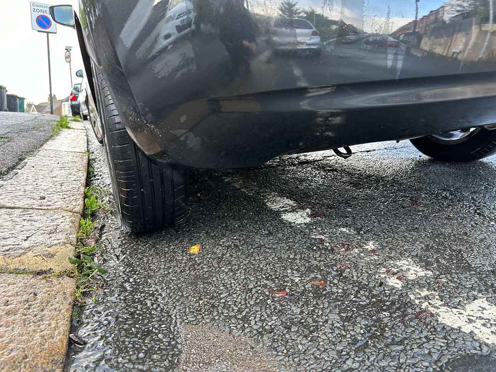 Photograph of BW15 VNJ - a Black Nissan Note parked in Hollingdean by a non-resident who uses the local area as part of their Brighton commute. The twelfth of twenty-two photographs supplied by the residents of Hollingdean.