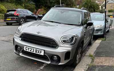 GY23 BXF, a Grey Mini Countryman parked in Hollingdean