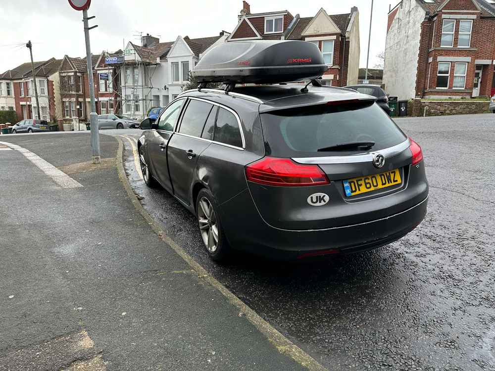 Photograph of DF60 DWZ - a Grey Vauxhall Insignia parked in Hollingdean by a non-resident. The ninth of twenty-seven photographs supplied by the residents of Hollingdean.